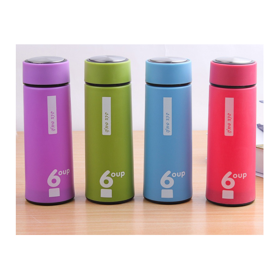 Bình Đựng Nước Giữ Nhiệt Chống Nóng Lõi Thủy Tinh Chống Nóng 6 Oup Siêu Bền Đẹp 450ml