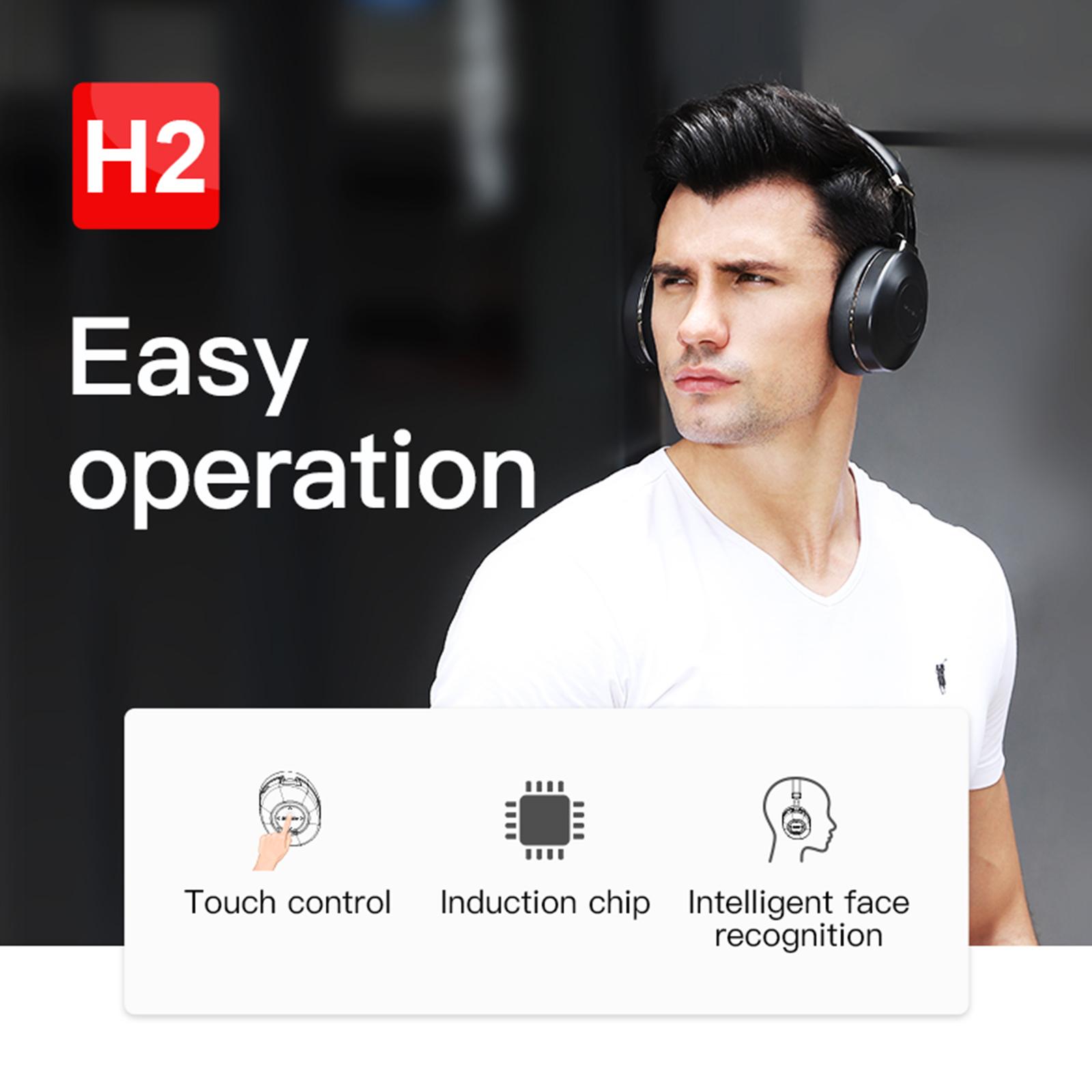 Tai nghe không dây Bluedio H2 ANC Bluetooth 5.0 Hỗ trợ âm thanh HIFI TF Card Line-in Cloud Chức năng Bước APP