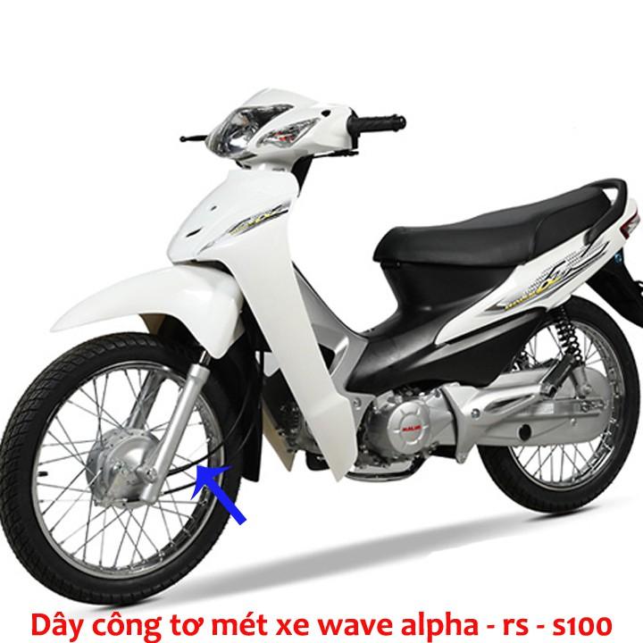 Dây công tơ mét - dài -dây đồng hồ xe máy wave RS đời 2006-2016  89cm-93cm -TKAs.1233