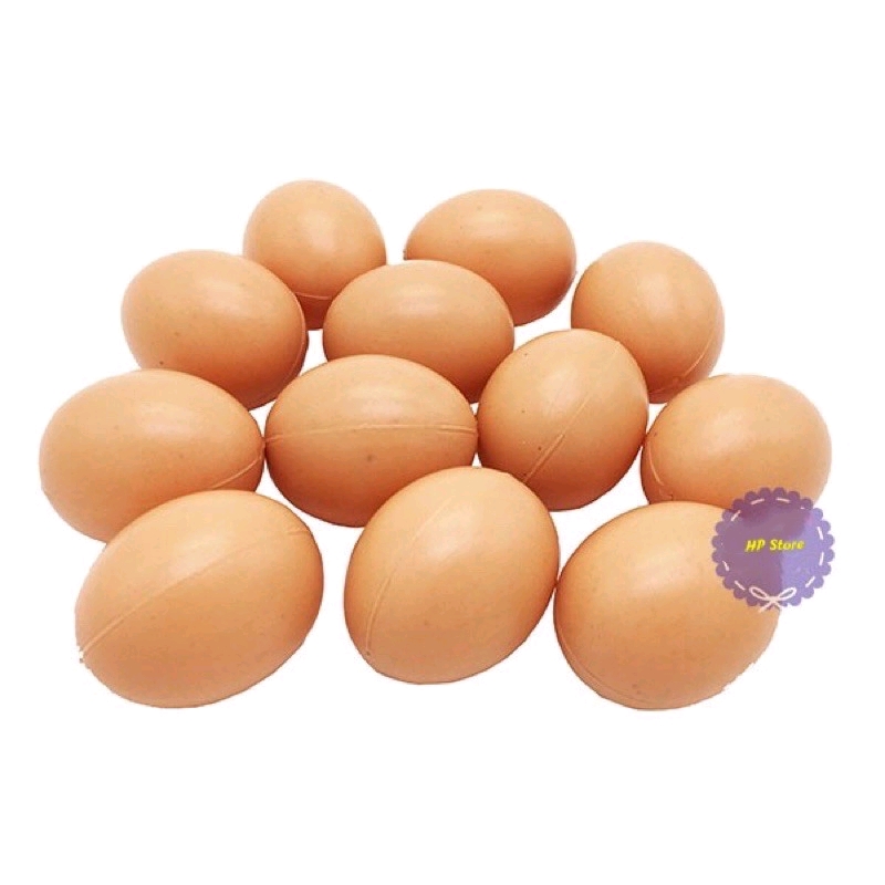Túi Trứng Gà Giả 10 Trái Nhựa ABS Hàng Đẹp Bền Đồ Chơi Bé Trai Bé Gái - SLL Nhắn Shop
