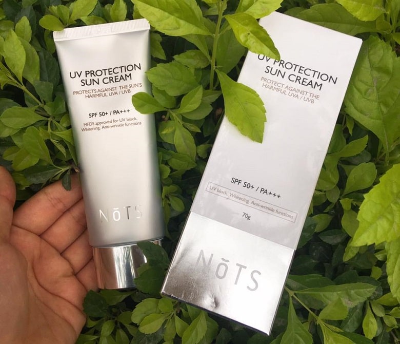 Kem Chống Nắng NoTS SPF50+/PA+++ 70ml + Tặng Sữa rửa mặt Thalgo (5ml) và Toner Thalgo (3ml)