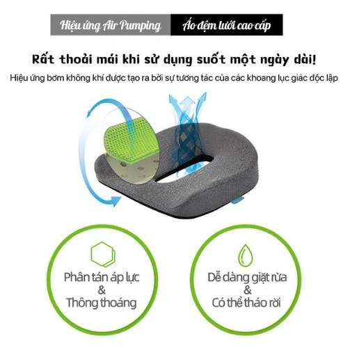 Đệm ngồi Xe Hơi, Văn Phòng cao cấp Bullsone - Hàng chính hãng