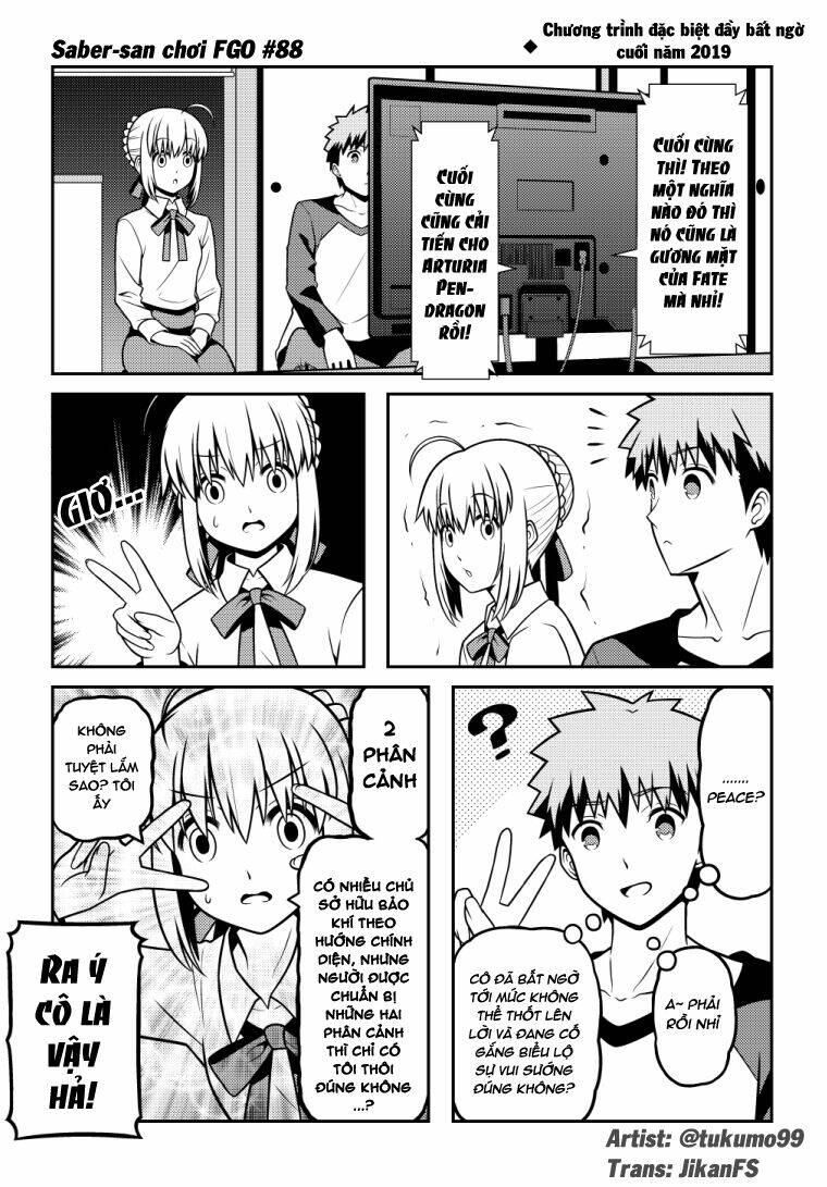 saber-san chơi fgo! chapter 51 44