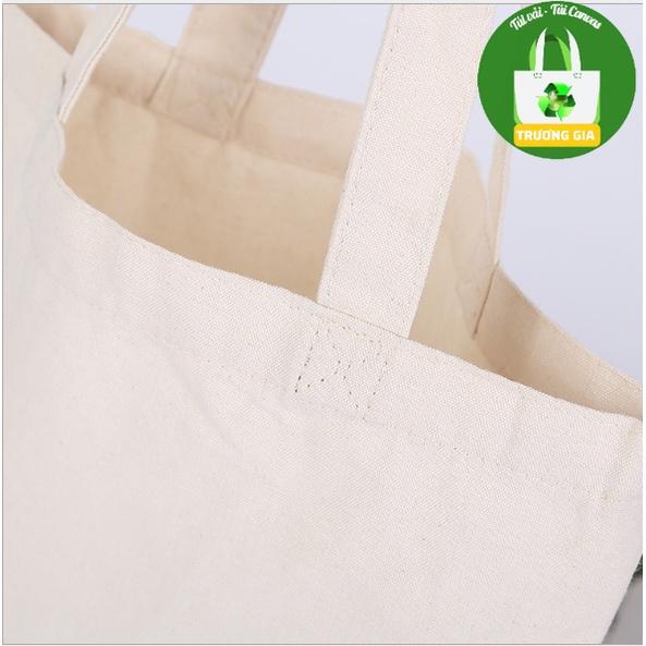 Túi vải Bố Túi xách Túi vải Canvas trơn Có khóa và không khóa kéo Kích thước Cao 36cmx Rộng 31cm