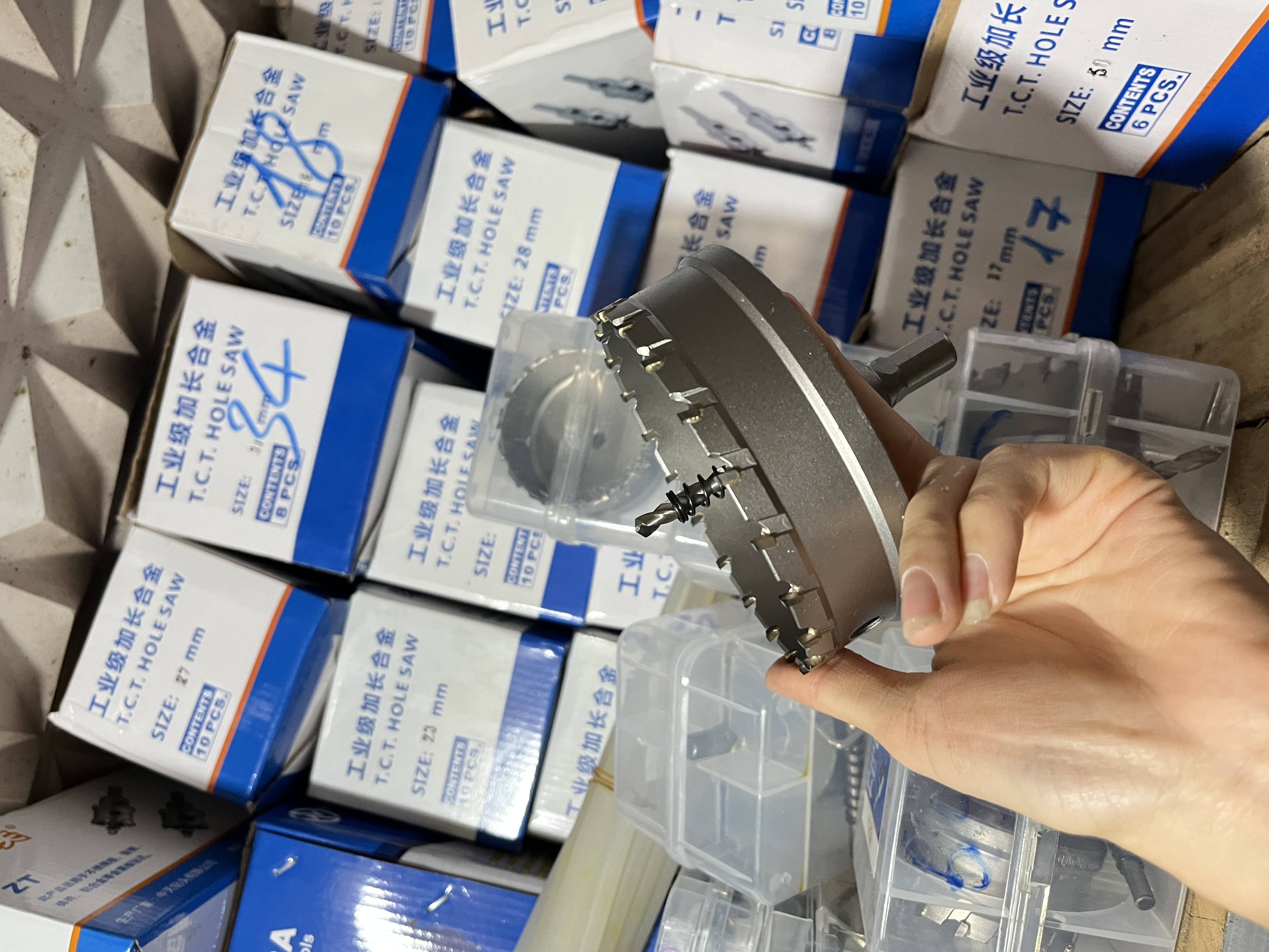 Mũi khoét sắt thép inox 110mm