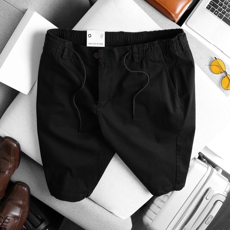 Quần short kaki nam lưng thun đủ màu