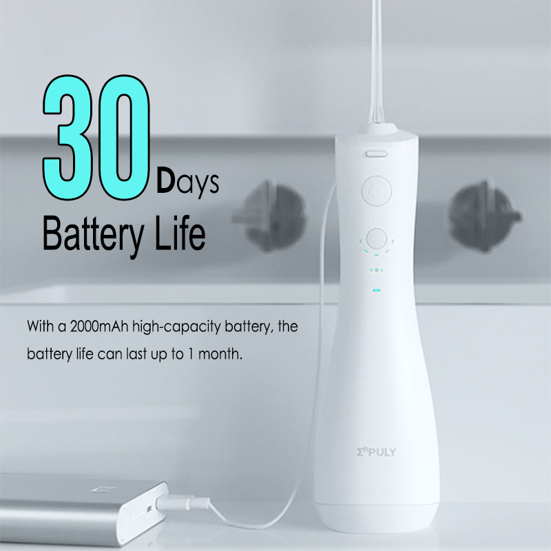 Máy Tăm Nước Mini Xiaomi Enpuly ML8 Mới Với Bình Chứa Nước Dung Tích Lớn 250ml Chống Thấm Nước Dùng Vệ Sinh Răng Miệng