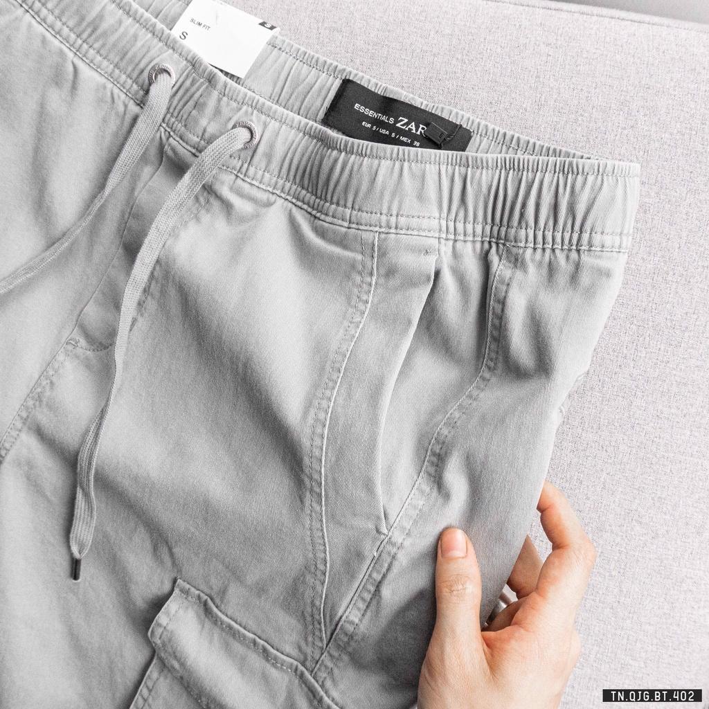 (bigsize) quần kaki dài túm jogger lưng thun túi hộp thời trang 75 - 135kg