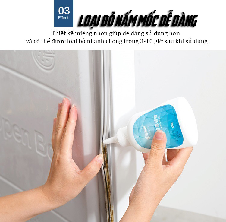 Chai Dung Dịch GEL Tẩy Mốc Đa Năng Dành Cho Nhà Bếp, Nhà Tắm 200ml Cao Cấp