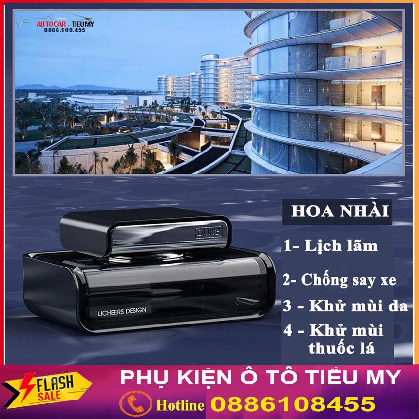 Nước hoa dầu thơm ô tô xe hơi cao cấp DUKE chiết xuất hoàn toàn từ thiên nhiên khử mùi chống say xe đặt taplo