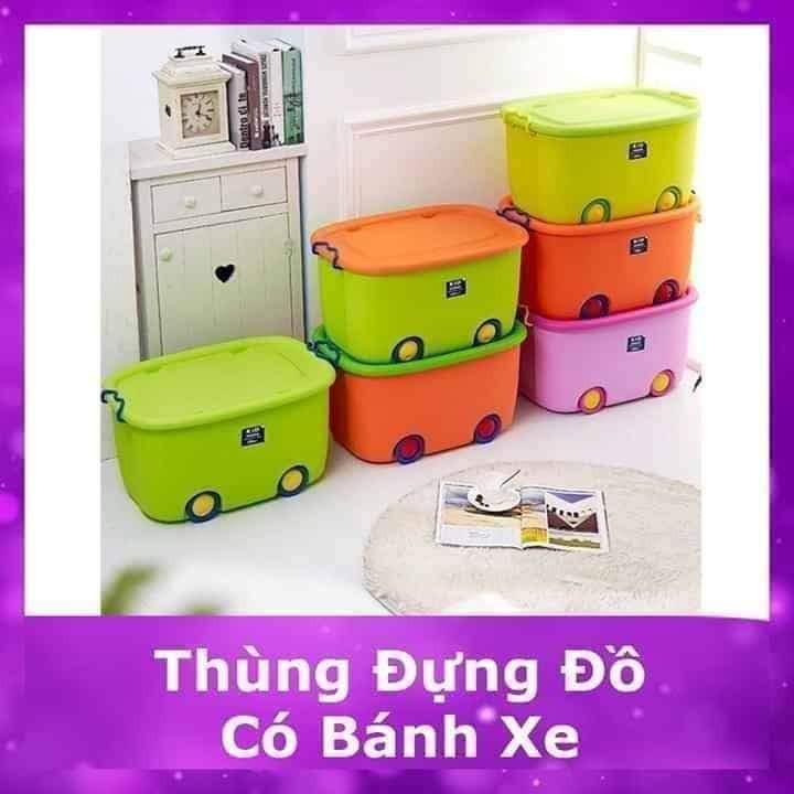 Thùng đựng đồ có bánh xe tiện dụng