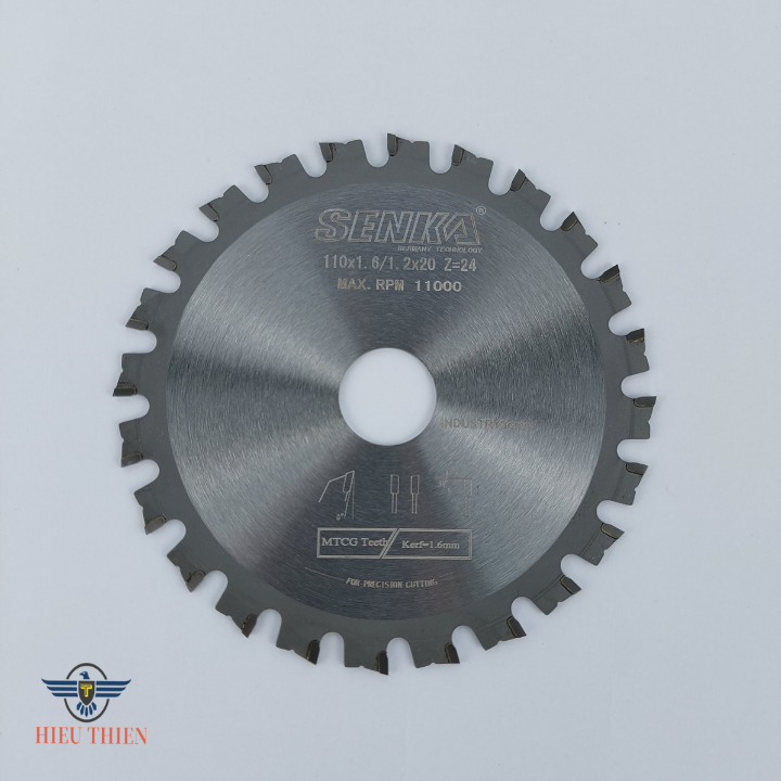 Lưỡi cắt sắt hợp kim 110mm 24 răng SENKA