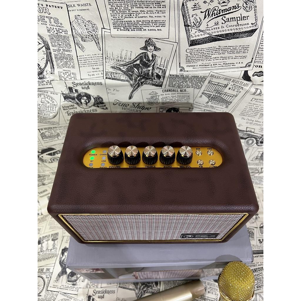 LOA KARAOKE XÁCH TAY BLUETOOTH BỌC DA BÒ SANG Trọng POL.Z P4 Pro.