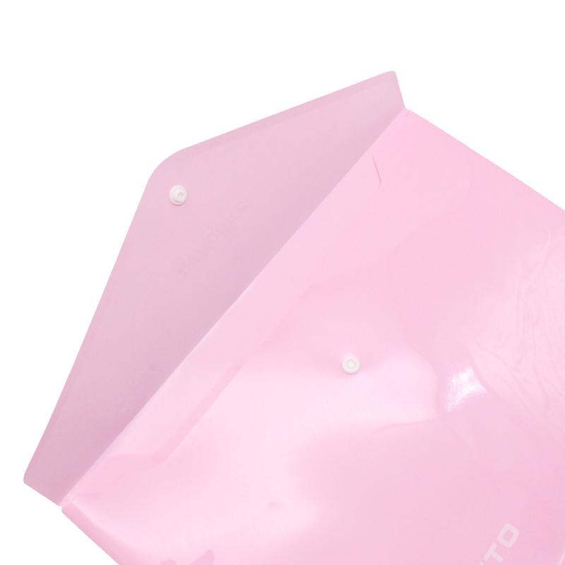 Bìa Nút A4 Flexoffice FO-CBF009 - Hồng Pastel