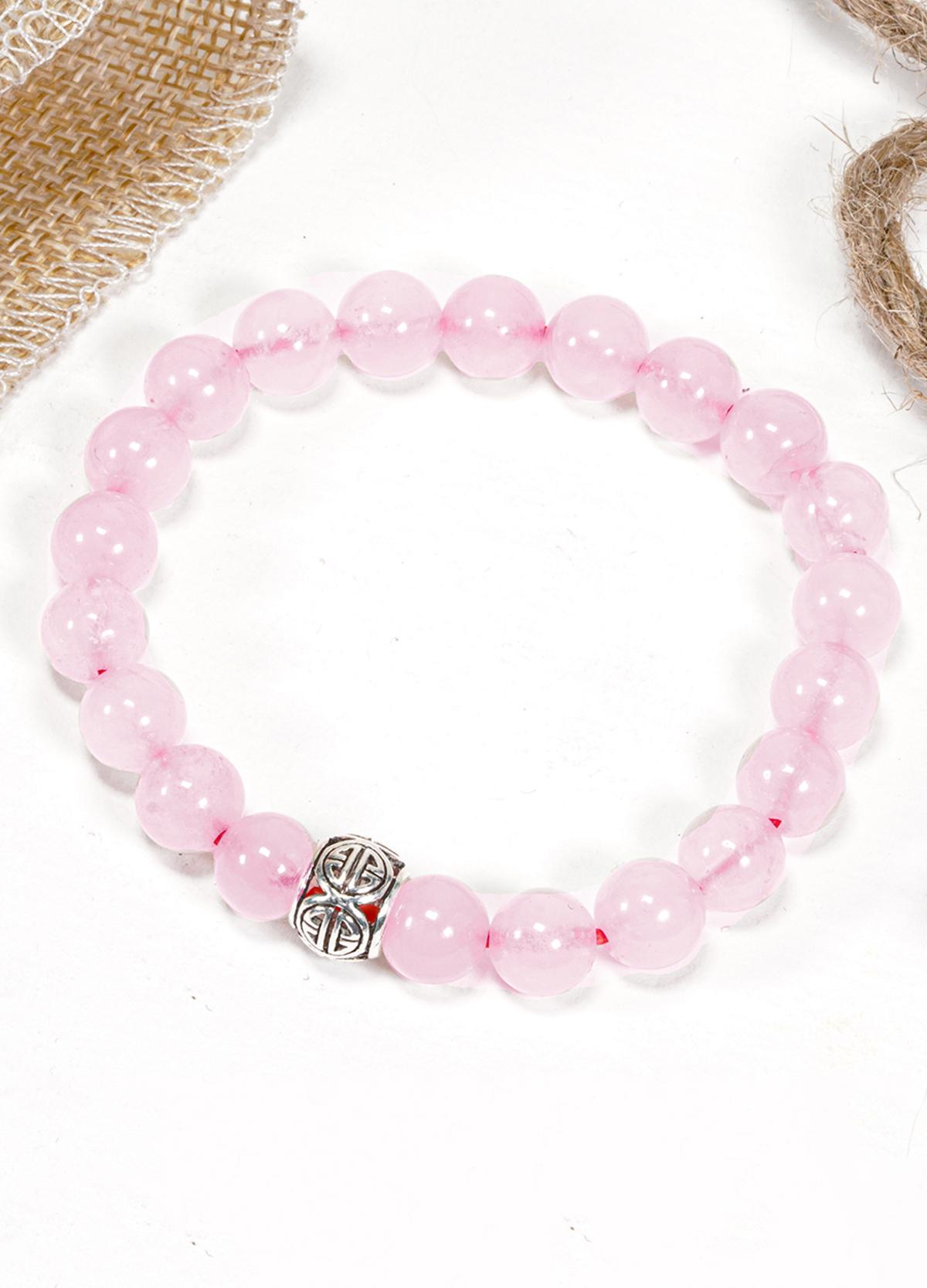 Vòng Tay Đá Thiên Nhiên Phối Charm Bạc Size Hạt 8mm - Ngọc Quý Gemstones