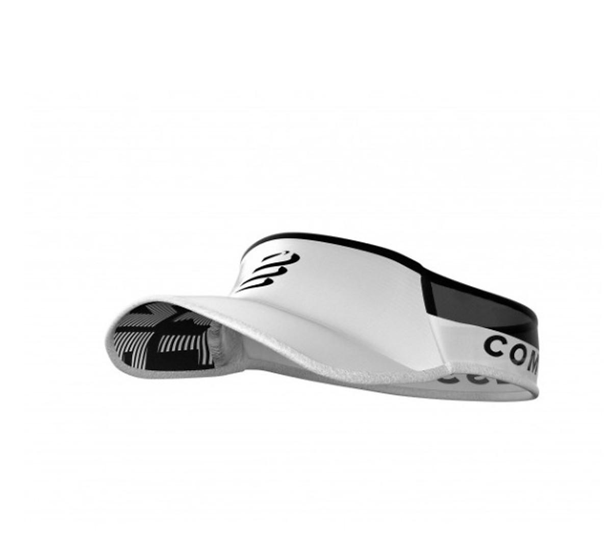 Mũ Chạy Bộ Com Visor Ultralight - White