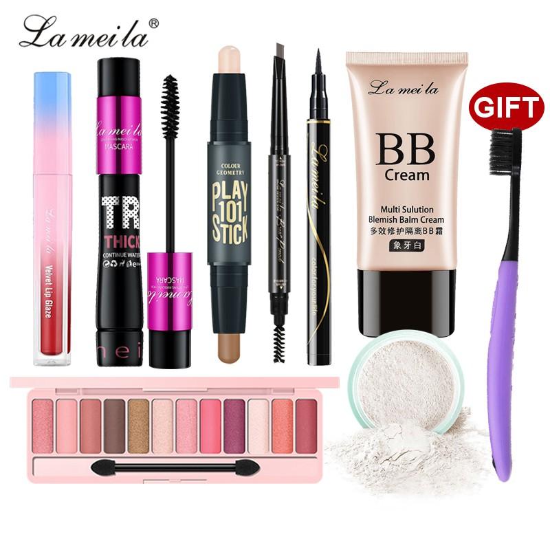 Bộ trang điểm chuyên nghiệp 8 món LaMeiLa