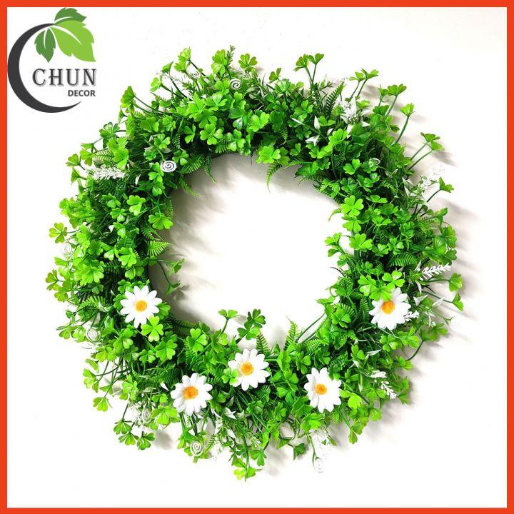 Vòng Hoa Giả, Vòng Nguyệt Quế Trang Trí Tường, Cửa Sổ, Decor Phông Rạp Cưới Nhiều Mẫu