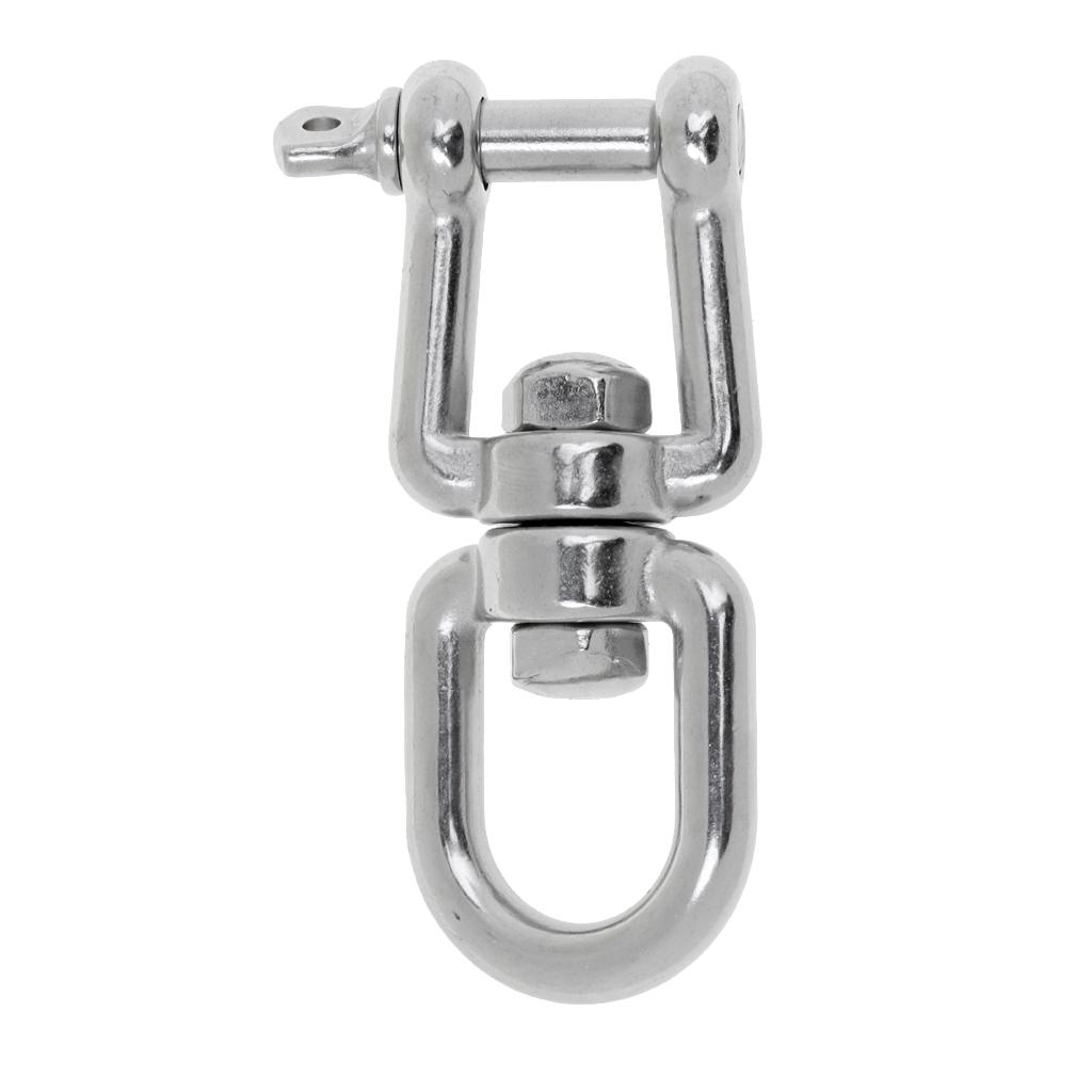 6mm 8mm 2Pcs Marine Stainless Steel Boat Swing Shackle Connecting Jaw