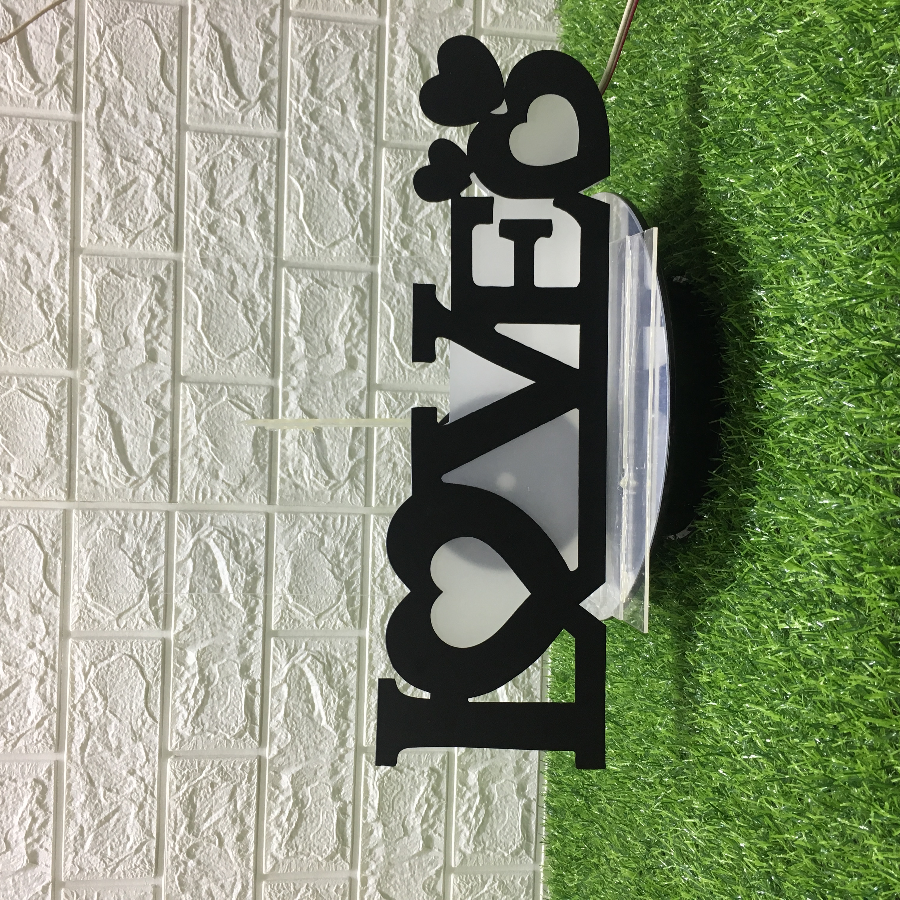 Đèn ngủ treo tường trang trí 12W C6577 hình chữ LOVE