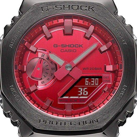 Đồng Hồ Nam Dây Nhựa Casio G-Shock GM-2100B-4ADR Chính Hãng - GM-2100B-3A Mặt Kim Loại