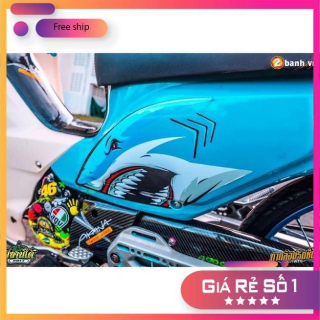 Tem rời cá mập cub châu âu bảo hành màu sắc vĩnh viễn