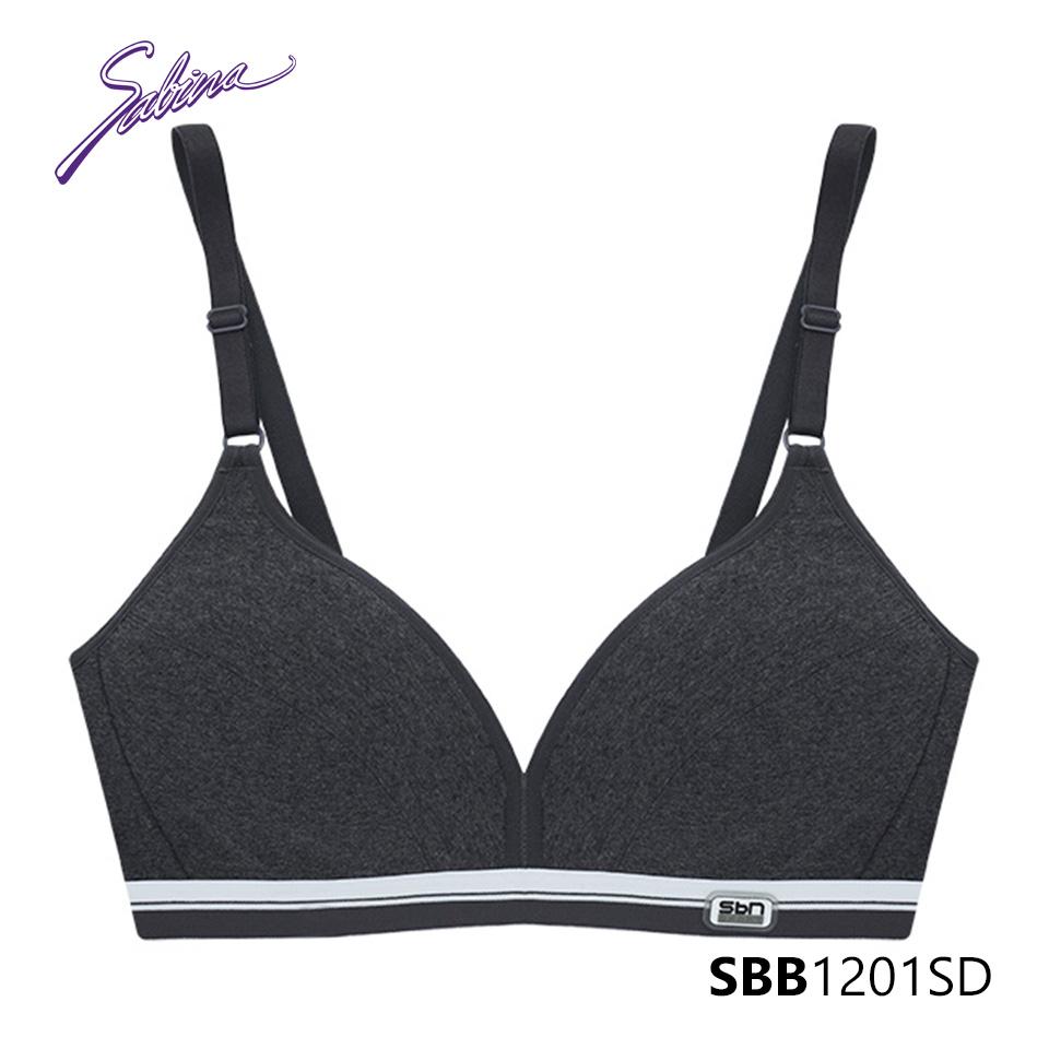 Áo Lót Thể Thao Màu Xám Viền Sọc Xám Trắng Thời Trang Basic Sport By Sabina SBB1201