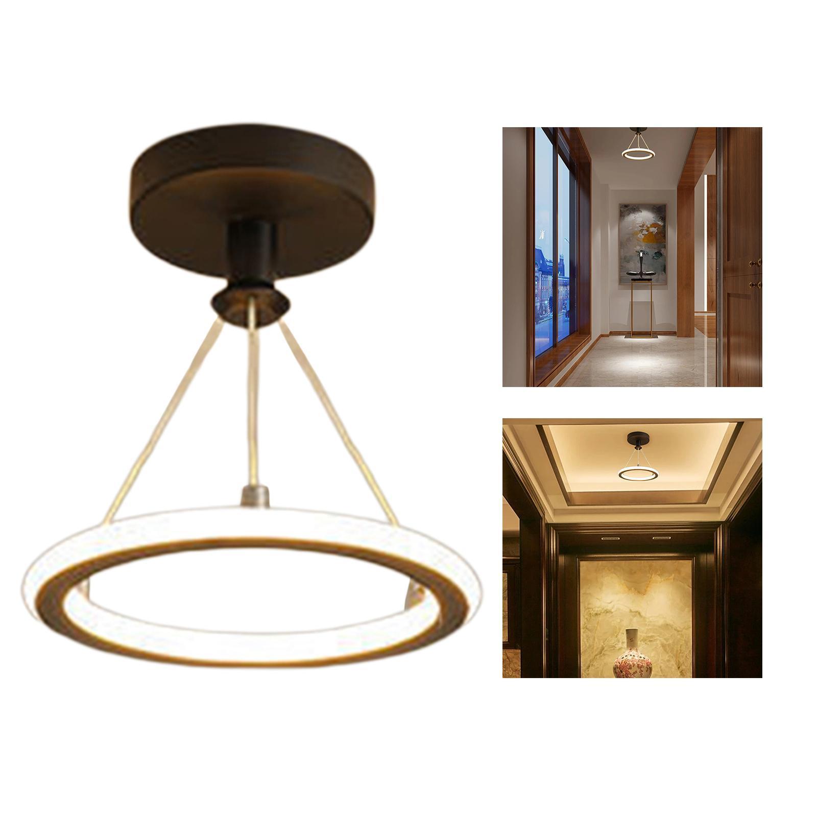 Modern Pendant Light Bar Lamp Room Decor LED Ceiling Lights Hotel Lighting Black