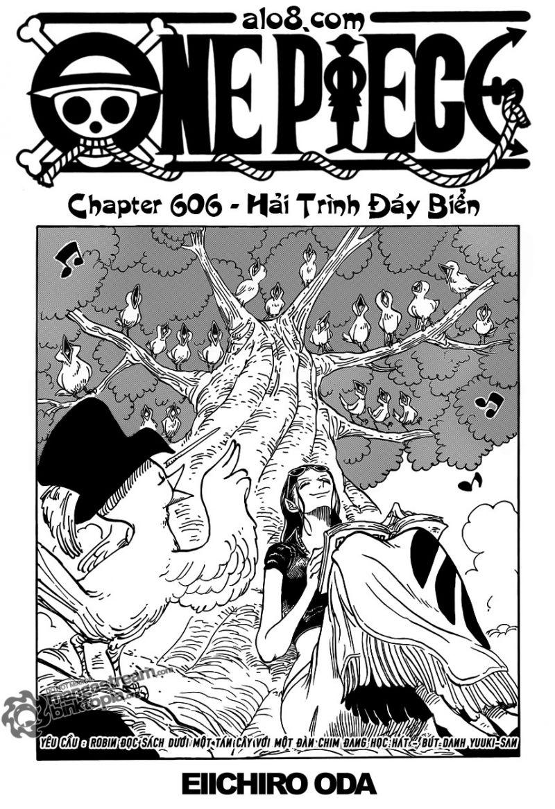 đảo hải tặc - one piece chapter 606 1