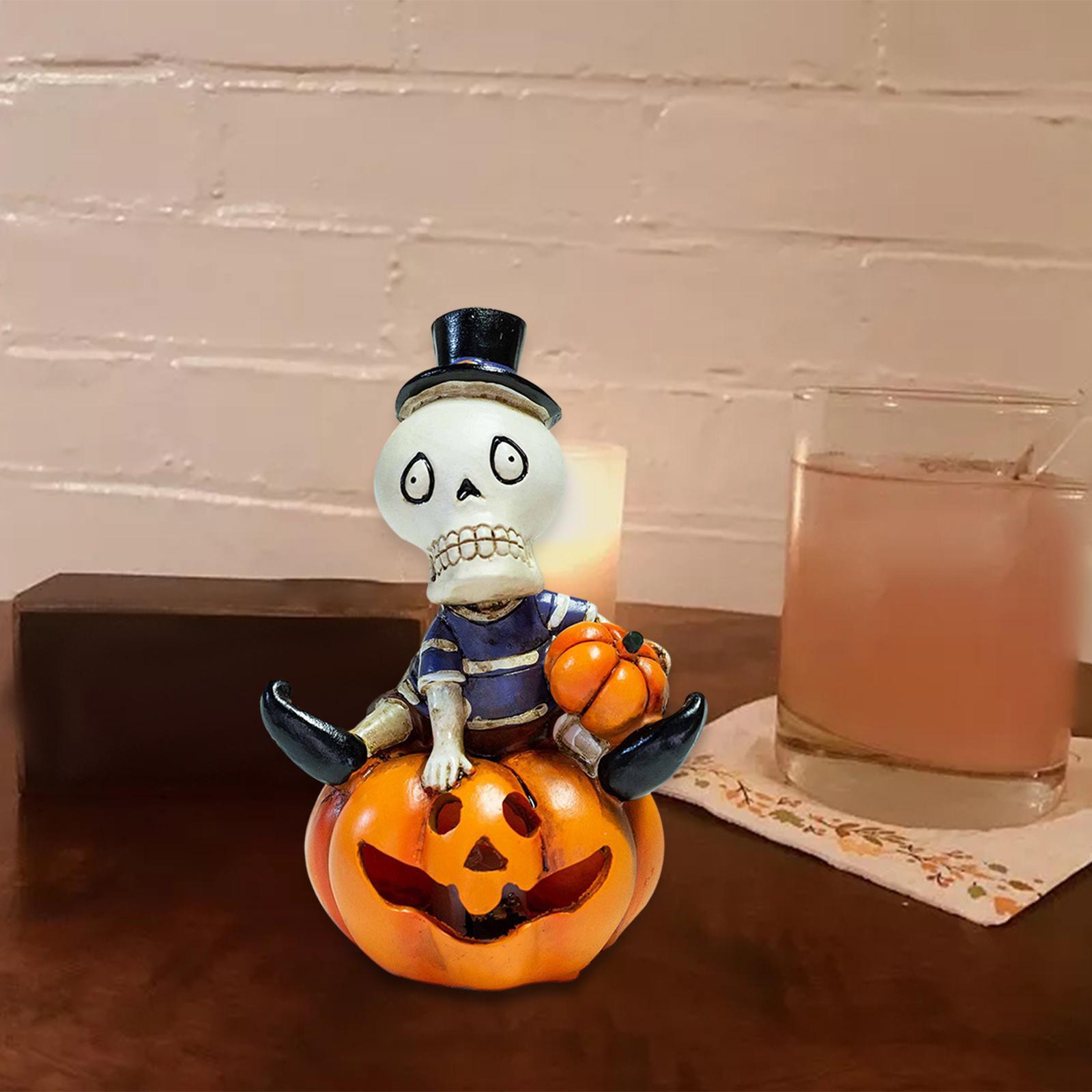 Pumpkin Light Halloween Decoration Holiday Displays Ornament Lighting Light up Pumpkin Lantern Halloween Lantern for Indoor Outdoor Tabletop