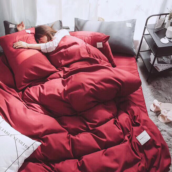Bộ Chăn Ga Gối Cotton TICI 100% chần bông CT14