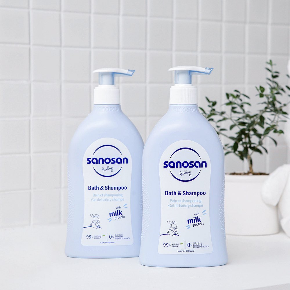 SỮA TẮM GỘI SANOSAN BABY BATH AND SHAMPOO