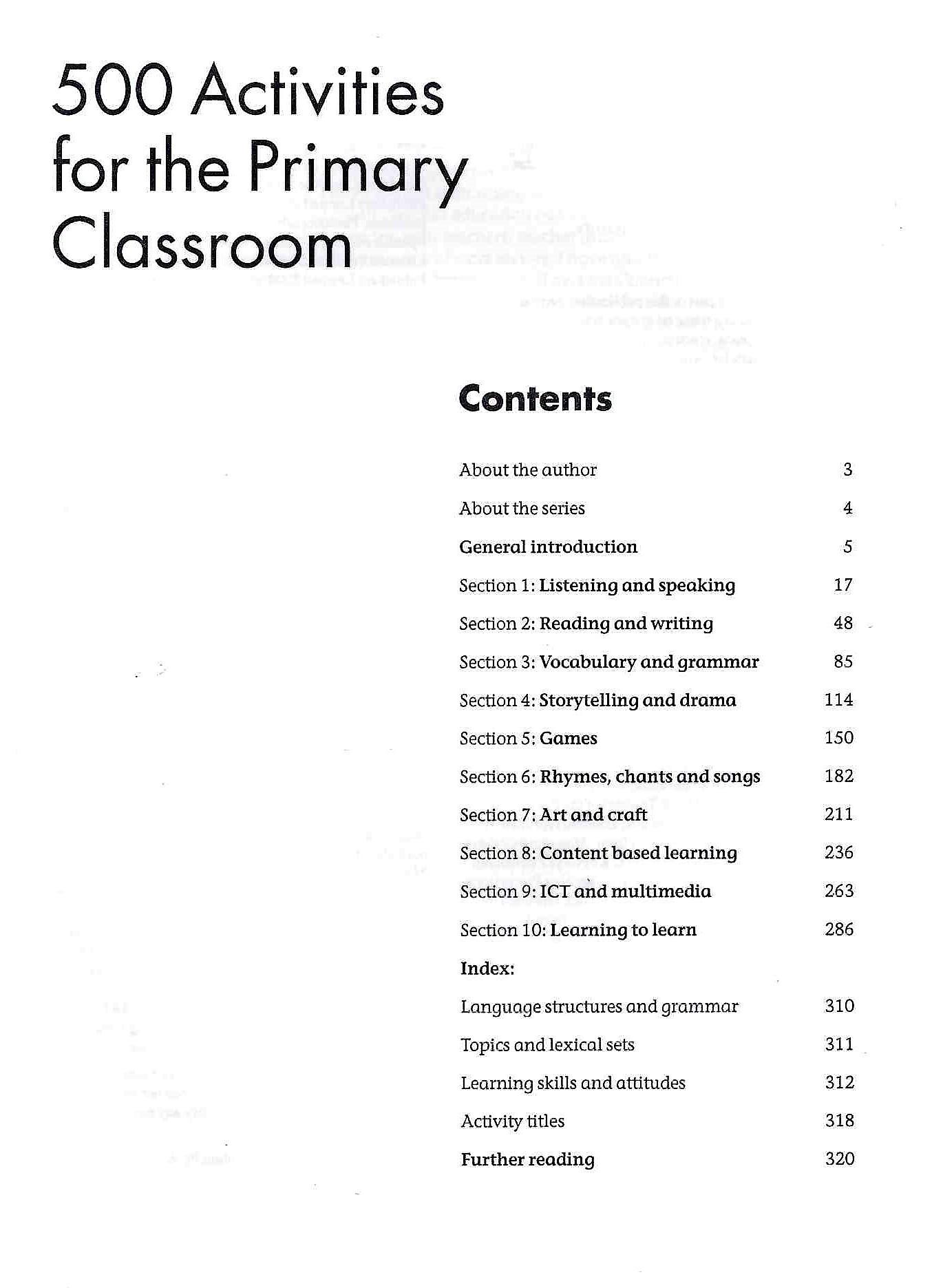 500 Activities For The Primary Classroom