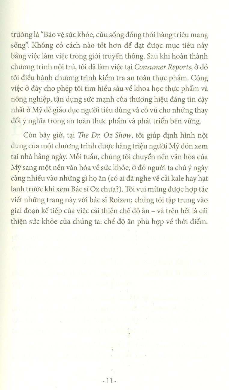 Ăn Gì Khi Nào - Chiến Lược Cải Thiện Sức Khỏe Và Đời Sống Bằng Thực Phẩm