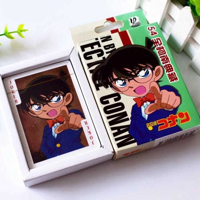 (54 LÁ) Thẻ bài CONAN EDOGAWA THÁM TỬ LỪNG DANH KID MORI Bộ bài Tây anime bộ Tú Conan