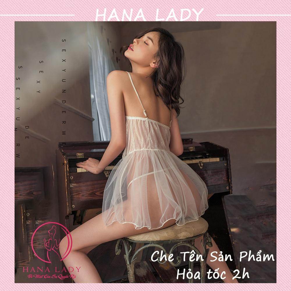 Váy ngủ xuyên thấu đầm ngủ tàng hình sexy VN483