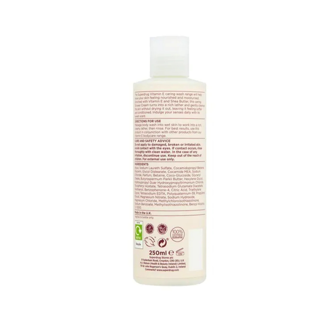 Sữa tắm Superdrug Vitamin E Shea Butter Moisturising Shower Cream 250ml
