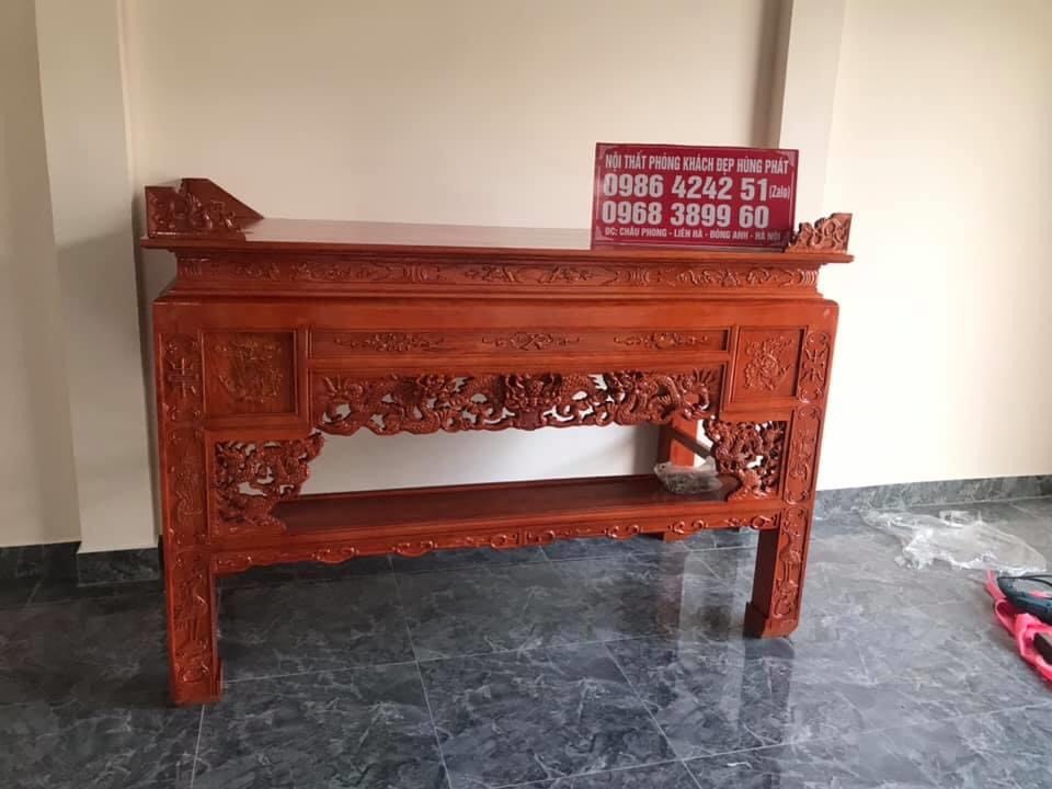 Án gian thờ gỗ sồi nga