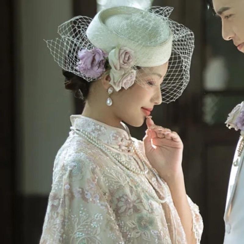N399 vòng cổ hạt Trai, dây chuyền hạt bẹt dây chuyền mang áo dài 2 sợi dài D nhiều kích cỡ cho nữ