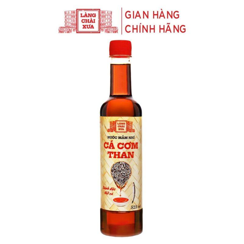 Thùng 6 Chai Nước Mắm Làng Chài Xưa Cá Cơm Than (Chai Nhựa 6x525ml)