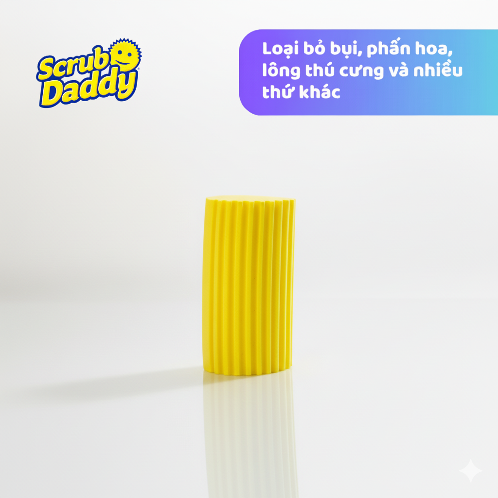 Miếng bọt biển lau bụi mọi ngóc ngách Damp Duster - miếng xốp lau chùi đa năng