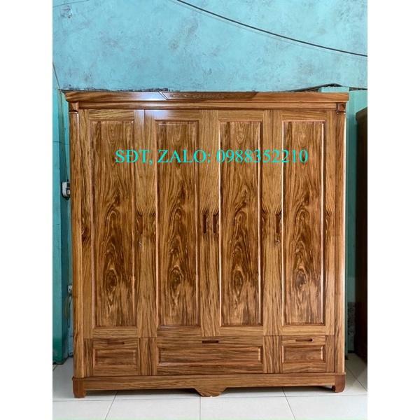 tủ 4 Hương xám hậu gỗ