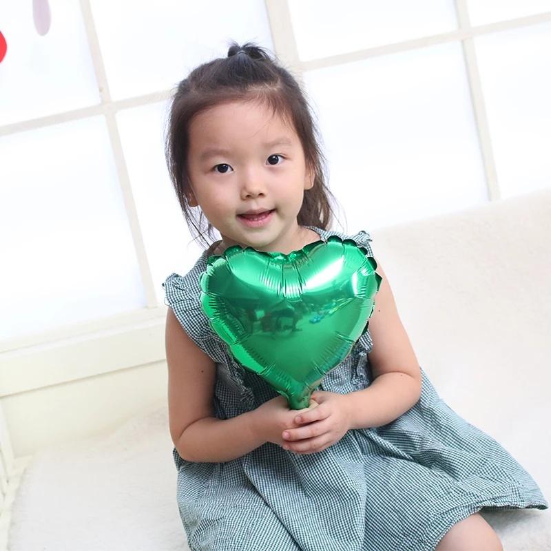 Bong Bóng Nhôm Hình Trái Tim 5 Inch Trang Trí Tiệc Cưới