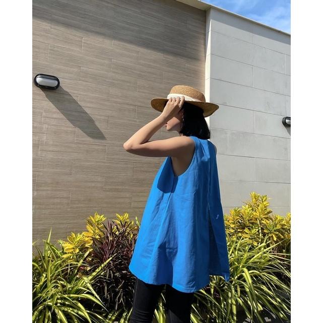 Áo ten top nút bọc