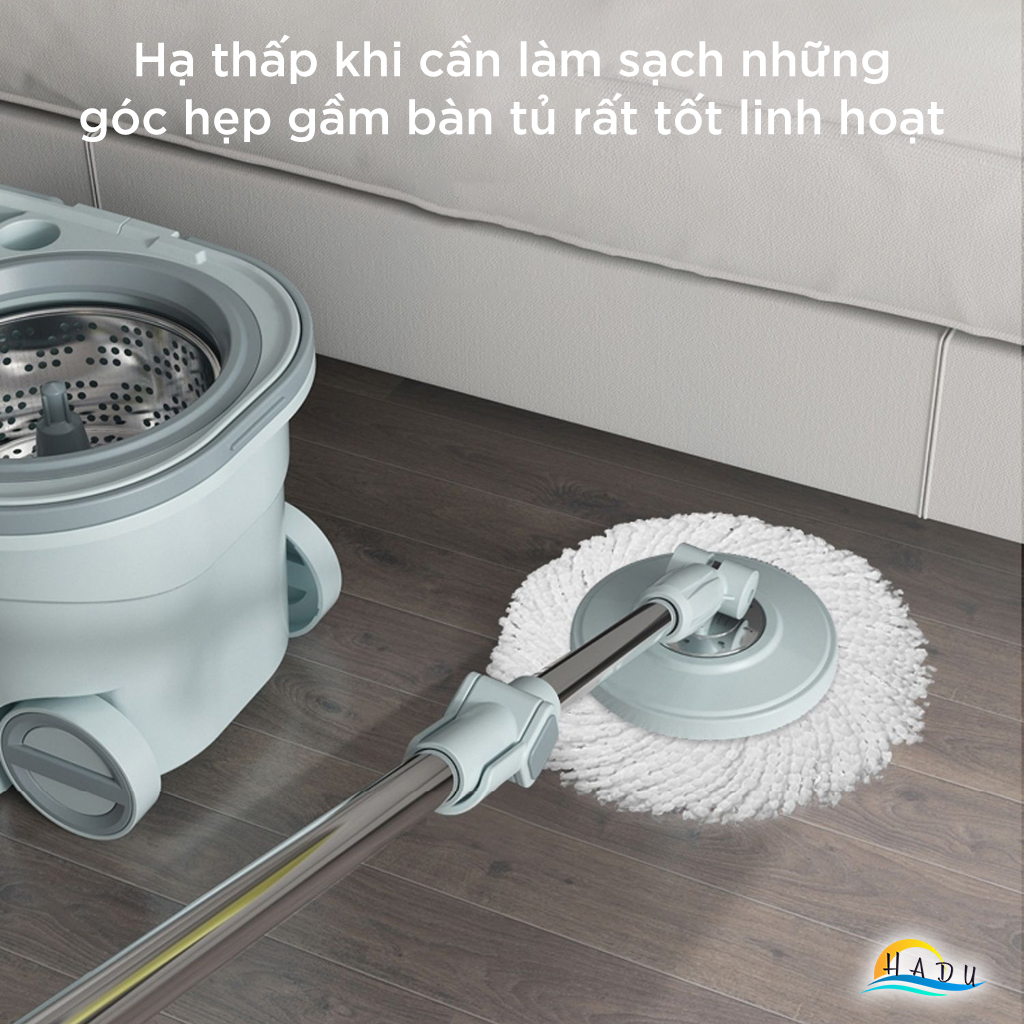 Bộ Lau Nhà Thông Minh 360 Độ Tự Vắt Thái Lan Kilo Spin Mop Cao Cấp