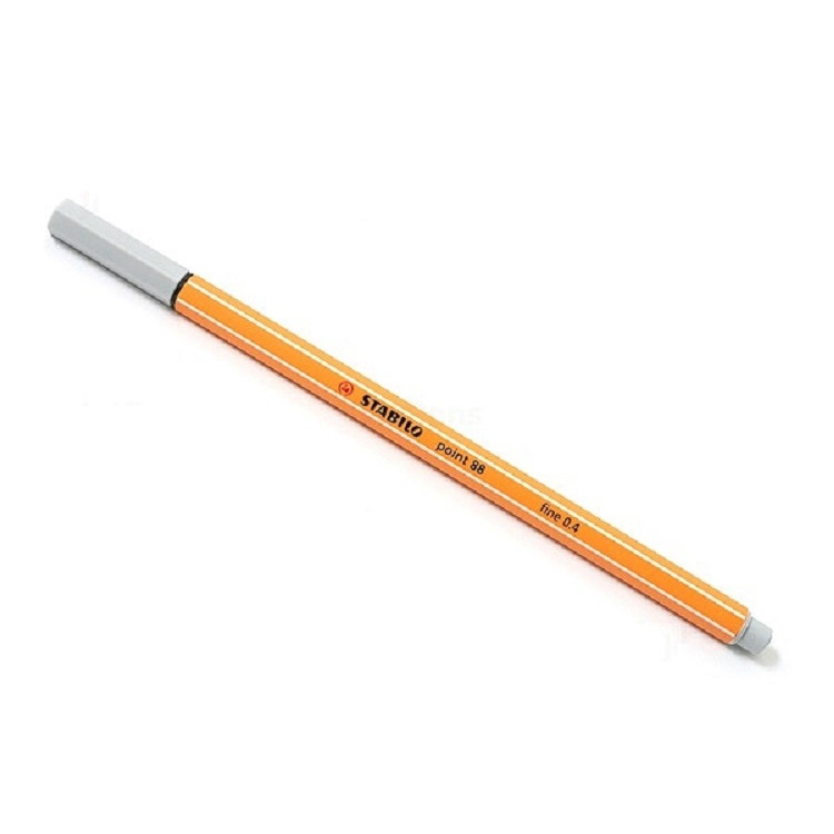Bút kim màu Stabilo Point 88 - 0.4mm - Xám nhạt (88/94)
