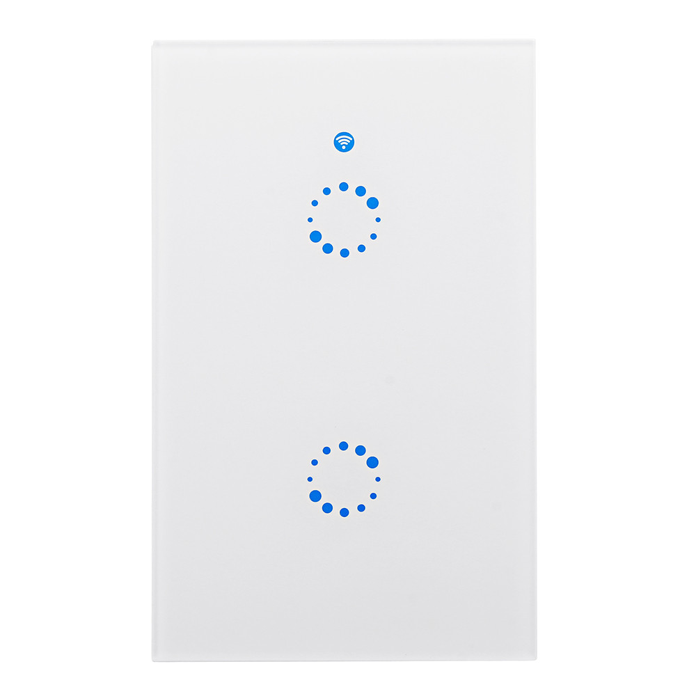 Công Tắc Wifi Kết Hợp Với Cảm Ứng Âm Tường 2 Kênh Sonoff T1 US