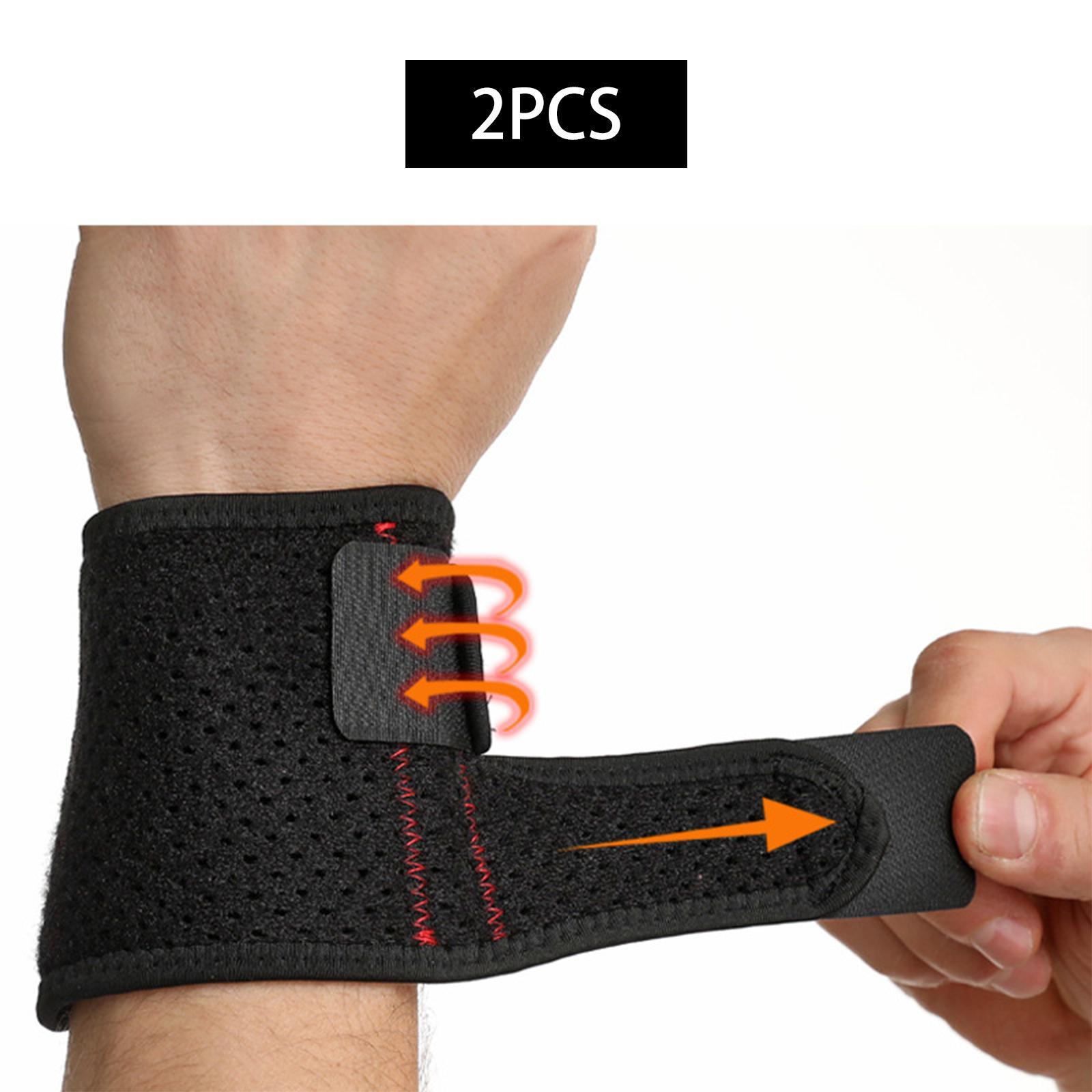 1 Pair Wrist Wrist Guard Wrist Wrap Wrist Strap for Cycling Tennis