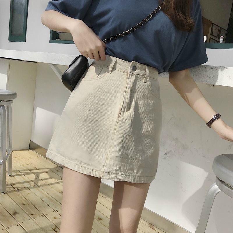 Chân váy chữ A - chất liệu kaki 2 túi