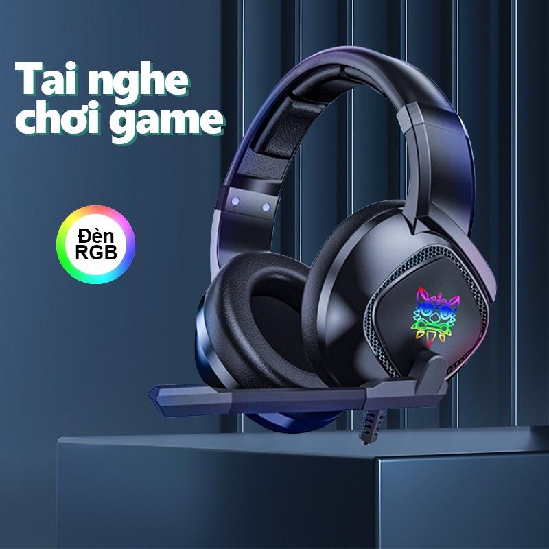 ONIKUMA K19 Tai nghe chụp tai chơi game có mic tích hợp đèn LED cho điện thoại / Pc / Ps4  [Hàng chính hãng]